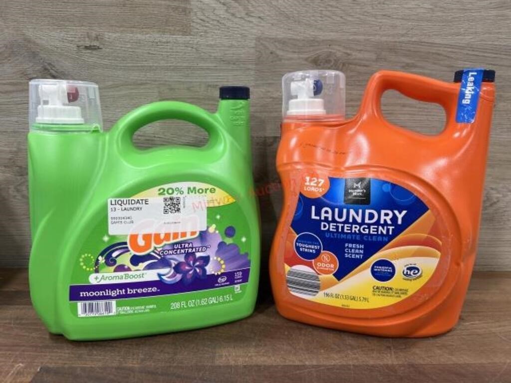Gain & members mark laundry detergent