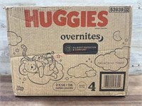 Huggies overnights size 4 diapers