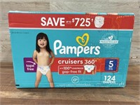 Pampers size 5 diapers