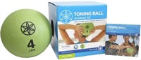 NEW - Gaiam Toning ball Kit with DVD 4lbs