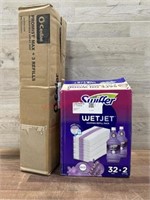 Swiffer wet jet refill pack & o cedar mop refills