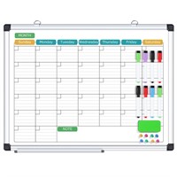 ARCOBIS Dry Erase Calendar for Wall, 24" x 18" Ma