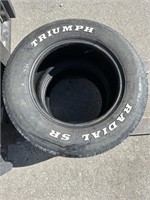 Pair of Triumph Radial SR tires  P235/60R15