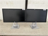 Pair of HP monitors EliteDisplay E232
