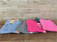 Women’s size 31 Levi’s, size 6 bottoms & 2 small