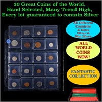 20 Great Coins of the World, hand selected, many t