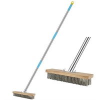 KIKITOY Deck Brush Stainless Steel Wire Pool Brus