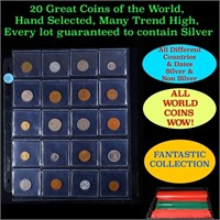 20 Great Coins of the World, hand selected, many t