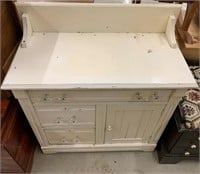 White Painted Washstand