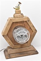Rustic Vintage Power Meter Lamp