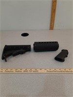 M4 stock, handguard and pistol grip