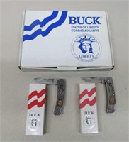 Buck Statue of Liberty Knives