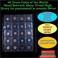 20 Great Coins of the World, hand selected, many t