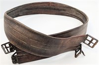 Genuine Leather Horse Girth Tapered Double Buckle
