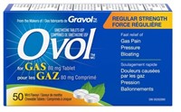 Ovol for GAS Chewable 50 tabs-Exp05/24