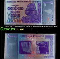 2008 100 Trillion Reserve Bank Of Zimbabwe Hyperin