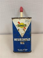 Sunoco household oil, partial can