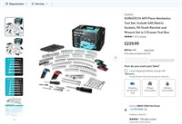 B1930  DURATECH Mechanics Tool Set 497-Piece