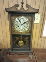 31 day winding clock with key