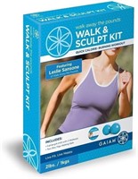 NEW- Gaiam Walk & Scuplt Kit (2-2Lbs Soft Balls)