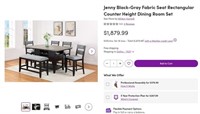 WF2716T Counter Height 6 Piece Dining Room Set