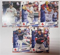 5-BOSTON RED SOX BIG LEAGUE CARDS