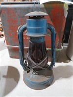 1930'S DIETZ RED GLOW BARN LANTERN