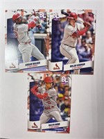 3-STL CARDINALS BIG LEAGUE CARDS