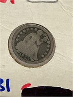 1853 Silver Seated Liberty Dime w Arrows