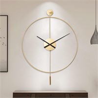 YISITEONE Classical Large Decorative Wall Clock w