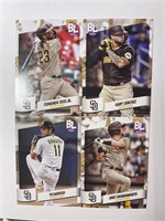 4-SD PADRES BIG LEAGUE CARDS