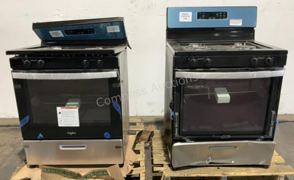 (2) Whirlpool Ovens WFG320M0MS0