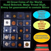 20 Great Coins of the World, hand selected, many t