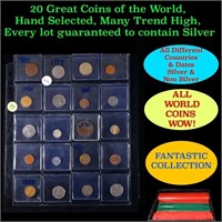 20 Great Coins of the World, hand selected, many t