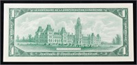 1967 Canada Centennial Issue 1 Dollar Banknote P#