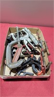 Big lot of c clamps and more