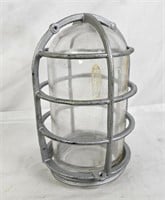 Industrial Caged Light Fixture