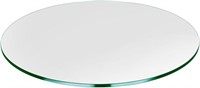 18 Round Glass Table Top  Tempered  1/4 Thick