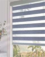 Persilux Zebra Roller Blinds 34W X 72H  Grey