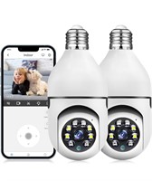$36 Indoor Light Bulb Security Camera 2-Pack