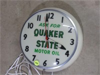 Quaker State clock