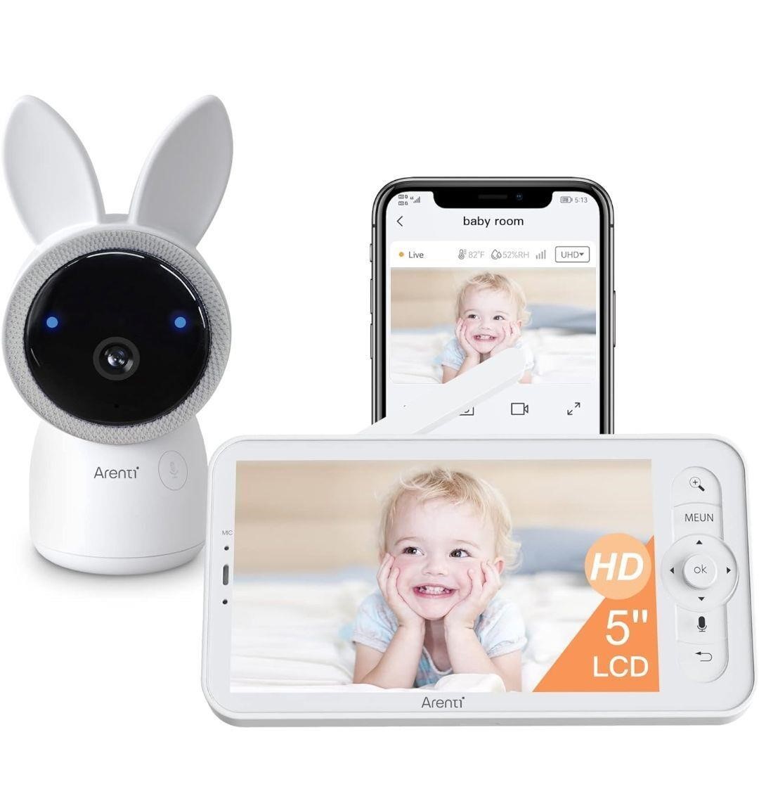 ($179) ARENTI Baby Monitor, 2K Video Baby Camera