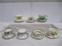"OLD ROYAL" & FOLEY CUPS & SAUCERS