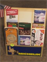 Michelin map holder and display