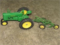 John Deere Tractor and plow