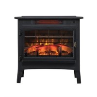Duraflame 3D Black Infrared Electric Fireplace Sto