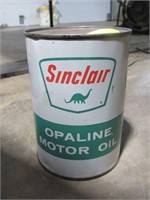 Sinclair motor oil container