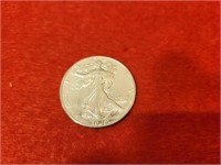 1942 Silver Half Dollar