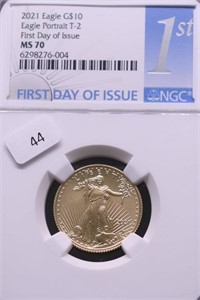 2021 NGC MS70 10 $ GOLD EAGLE
