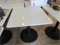 Marble Top 4 Top, Square Table   30  inch
